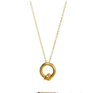 Dogeared friendship knot necklace